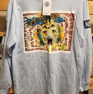 NEFF × Marvel 80years Ghost Rider long sleeve SzM